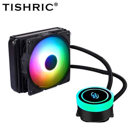 Buy Tishric Cpu Water Cooler Cooling Mm Rgb Fan Radiador Water