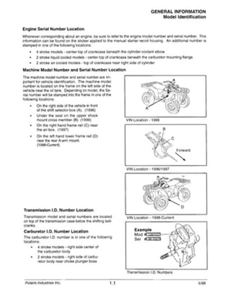 Polaris Trail Boss Carburetor Diagram