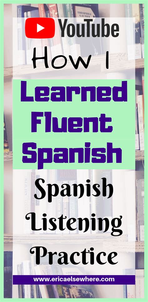 How I Learned Fluent Spanish En Español Spanish Listening Practice