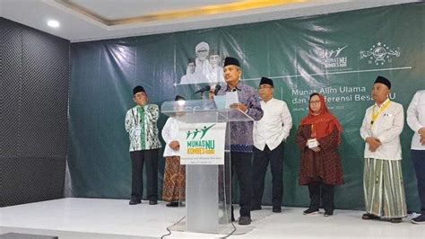 Rekomendasi Munas Alim Ulama Pbnu Tegaskan Tidak Terlibat Politik