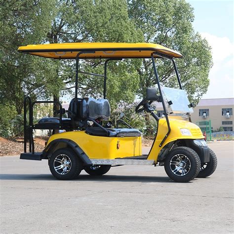 4 Wheel Electric Drive 4 Seat Golf Cart 4 Person 72V Electric Lifted