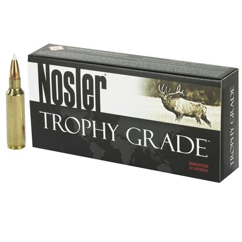 Nosler Trophy Grade 300 Winchester Short Magnum Wsm 180gr Accubond