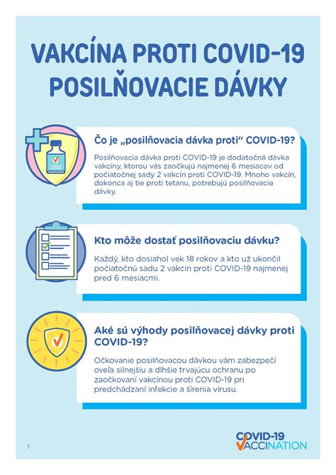 COVID 19 vaccination VAKCÍNA PROTI COVID 19 POSILŇOVACIE DÁVKY Find