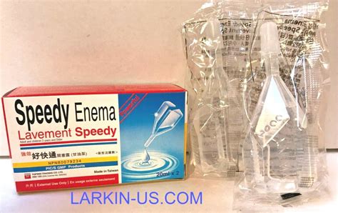 Speedy Enema Glycerin Enema Constipation Bowel Relief Laxative 20ml X