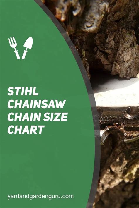 Stihl Chainsaw Chain Size Chart