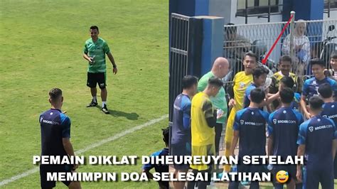 Pemain Diklat Persib Diheureuyan Wae Sesi Cooling Down Ala Coach Miro