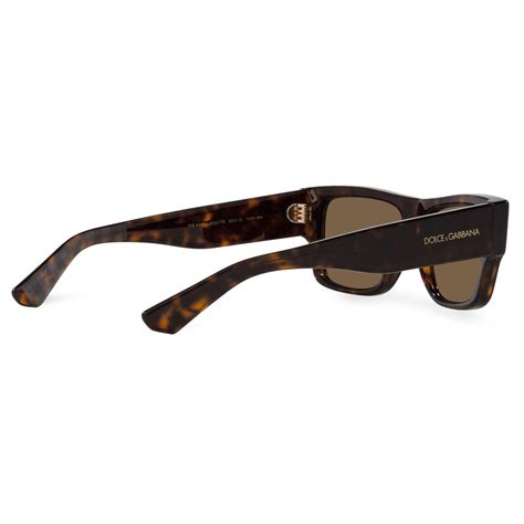 Dolce And Gabbana Lusso Sartoriale Sunglasses Havana Dark Brown Dolce And Gabbana Eyewear