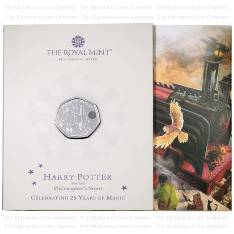 2022 Hogwarts Express Fifty Pence Brilliant Uncirculated Harry Potter