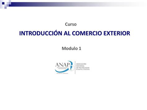 INTRODUCCIÓN AL COMERCIO EXTERIOR ppt descargar