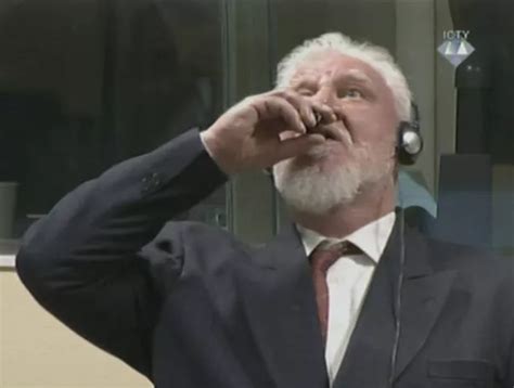 Bosnian Croat War Criminal Slobodan Praljak Dies After Drinking Poison