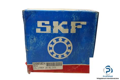 SKF NU 315 ECP CYLINDRICAL ROLLER BEARING Platinum International