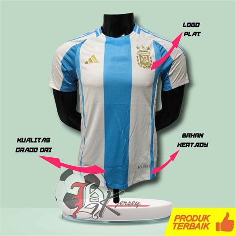 Jual Jersey Bola Argentina Home Player Issue Copa America Grade