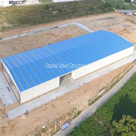 Prefab Steel Framed Structure Prefabricated Metal Warehouse Building