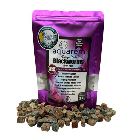 Shop Freeze-Dried Blackworms Power Boost – Natural, Color Boost