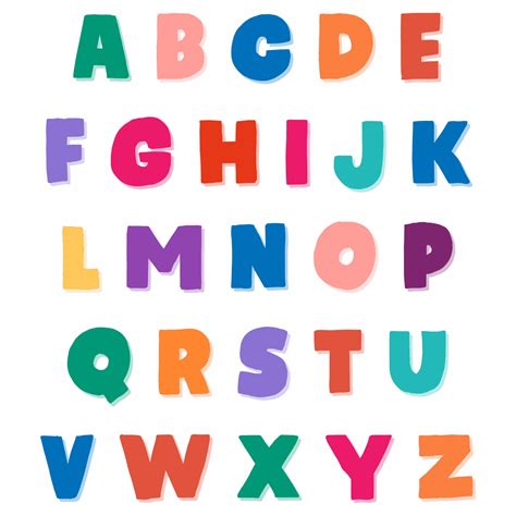 Colorful Letter Printables: Unlock Your Creativity with Vibrant Designs