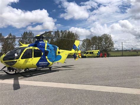 Una mujer de 61 años herida en un accidente en la AV 804 La Voz de Medina