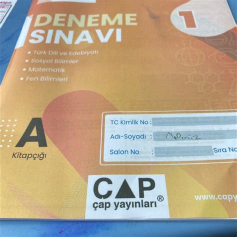 9 sınıf çap yayınları 1 deneme cevap anahtarı olan atabilirmi Eodev