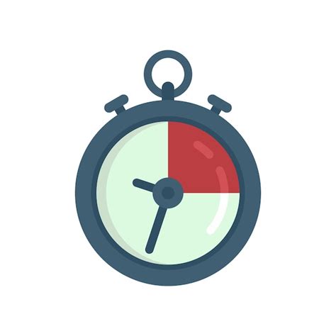 Premium Vector Deadline Stopwatch Icon Flat Illustration Of Deadline Stopwatch Vector Icon