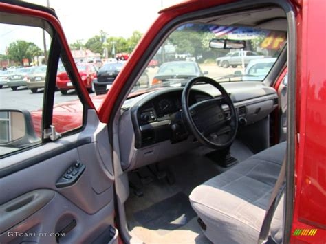 Opal Grey Interior 1996 Ford F150 XLT Regular Cab Photo #51238256 ...