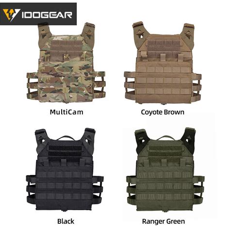 Idogear Jpc 20 Tactical Vest Airsoft Plate Carrier Molle Body Protect