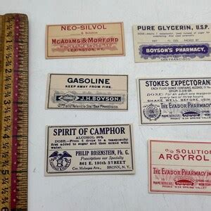 20 Vintage Medicine Labels Unused Pharmacy Apply to - Etsy