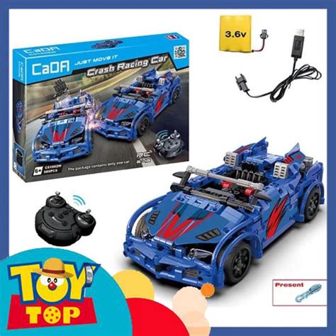 Đồ Chơi Lắp Ráp ô Tô Ghép Xe đụng Thể Thao Crash Racing Technic Có điều Khiển Xếp Hình Cada