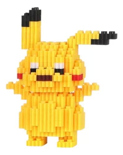 Mini Bloques Pikachu Figura D Armable Duz Magic Block Meses Sin