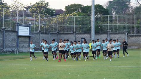 Timnas Indonesia U Fokus Latihan Teknik Untuk Hadapi India Di Uji Coba