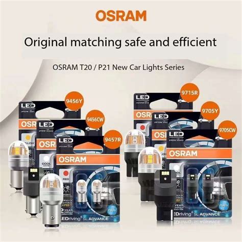 Osram Led P W T T Wy W P W Ledriving Signal Light Shopee