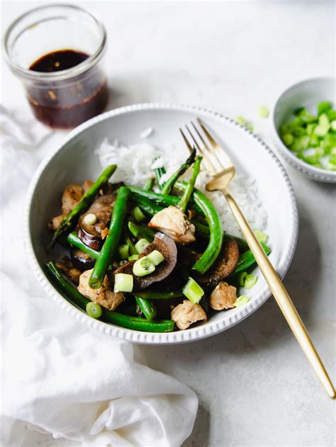 Chicken Stir Fry with Green Beans and Eggplant : Eat Beautifully