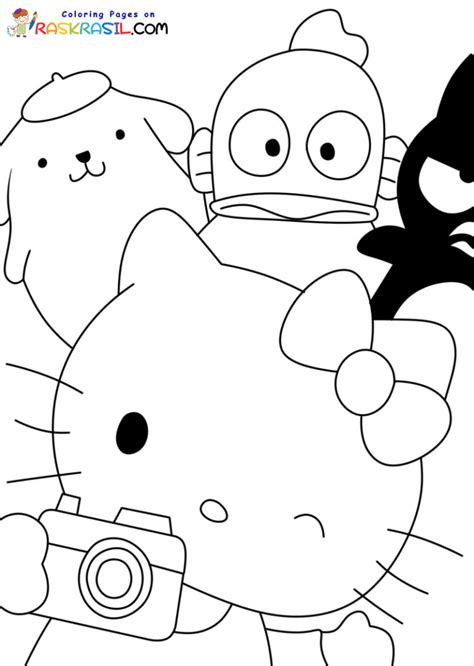 Desenho Da Hello Kitty E Seus Amigos