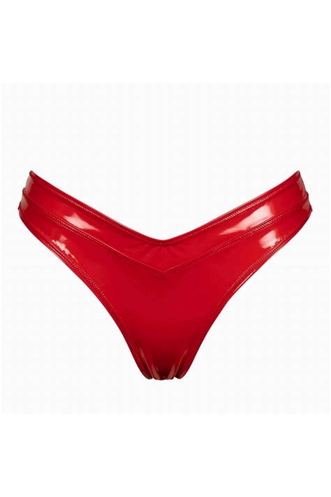 String En Vinyle Rouge Taille Haute Jade De Patrice Catanzaro