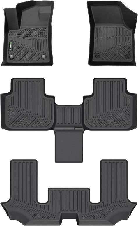 Hafidi® Floor Mats Fit For 2018 2024 Volkswagen Atlas 6 Passenger Bucket All