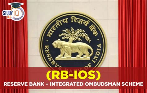 Reserve Bank Integrated Ombudsman Scheme Rb Ios