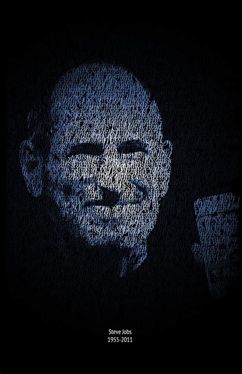 Steve Jobs Type tribute on Behance