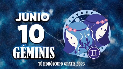 GÉminis ♊ 𝐋𝐀 𝐒𝐔𝐄𝐑𝐓𝐄 𝐓𝐄 𝐅𝐀𝐕𝐎𝐑𝐄𝐂𝐄 🍀 Horoscopo De Hoy 10 De Junio 2023🔮 Horóscopo Diario Youtube