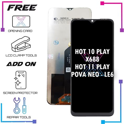 Lcd For Infinix Hot 10 Play X688 Infinix Hot 11 Play Tecno Pova Neo