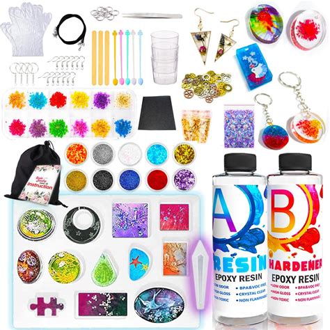 Goody King Resin Jewelry Making Kit For Beginners With Molds And Resin