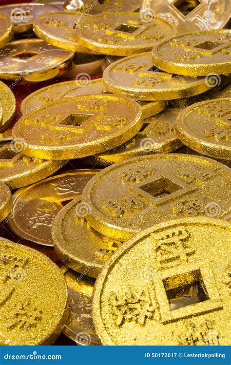 Chinese Coins Stock Image Image Of Currency Ancient 50172617