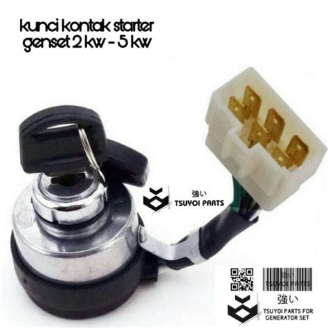 Jual Swith Stater Kunci Kontak Model 6 Pin Universal Genset Shopee