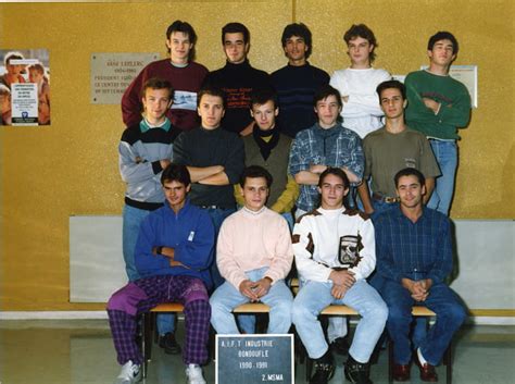 Photo de classe 2eme bac msma 90 91 de 1990 Cfa Des Métiers De L