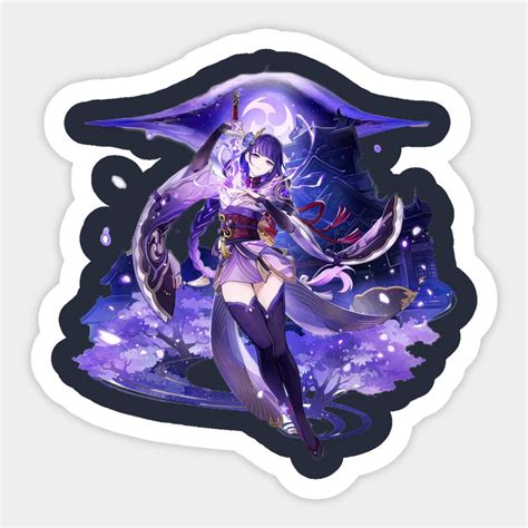 Genshin Impact Raiden Shogun Baal Sticker Raiden Shogun Baal