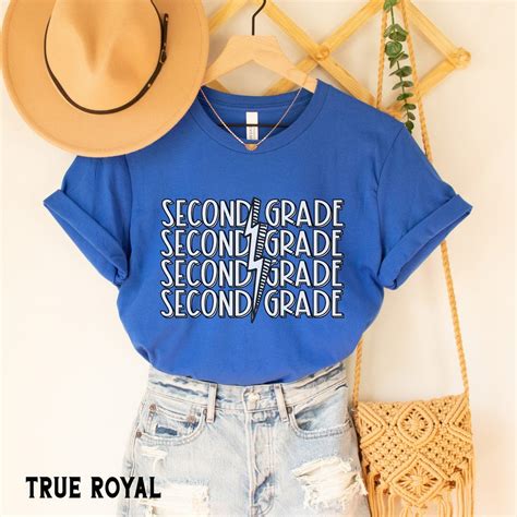 Second Grade Shirt Retro Second Grade Teacher Shirt 2nd Etsy