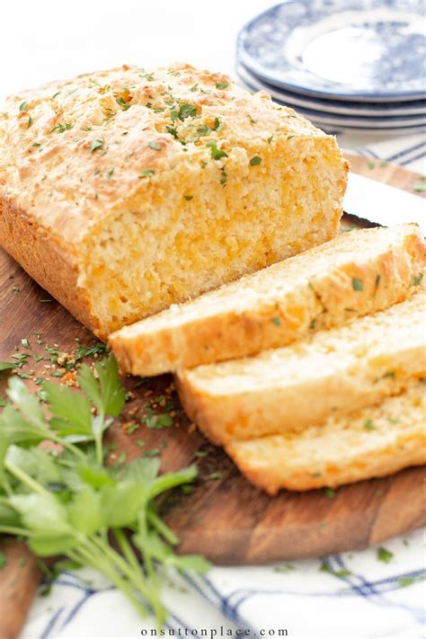 Homemade Garlic Cheese Bread Recipe: Delicious and Easy! - On Sutton Place