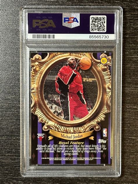 Topps Roundball Royalty Refractor Michael Jordan R Psa Mint