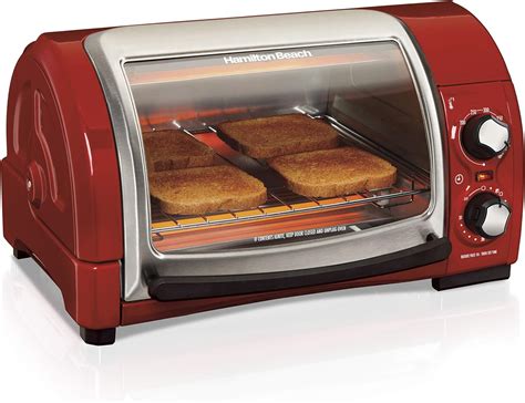 Hamilton Beach Easy Reach Countertop Toaster Oven 4 Slices