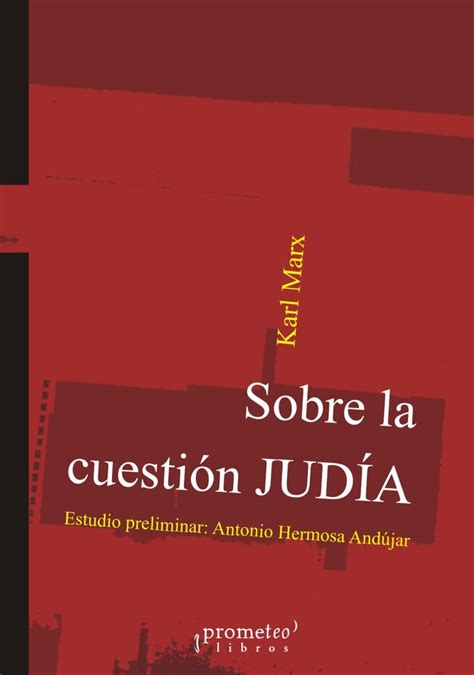 Picture of Sobre la cuestión JUDÍA