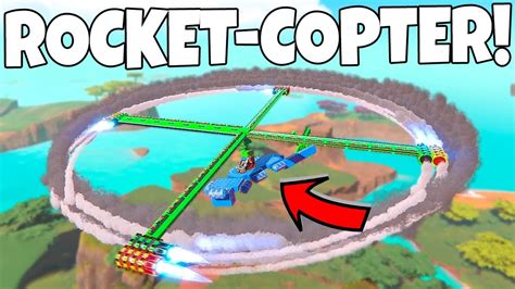 Engineering A Rocket Powered Helicopter In Trailmakers Youtube