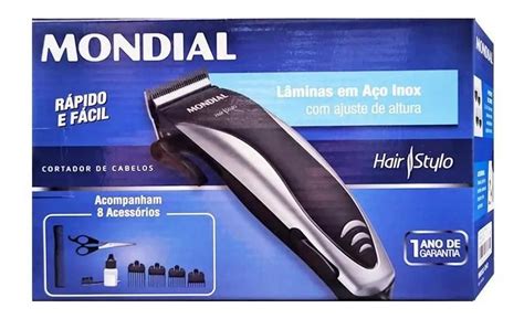 Cortador De Cabelo Mondial Stylo Hair Cr M Quina De Cortar