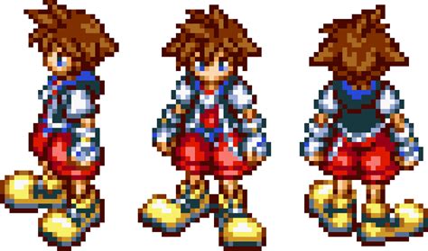 Kingdom Hearts Sprites Sora